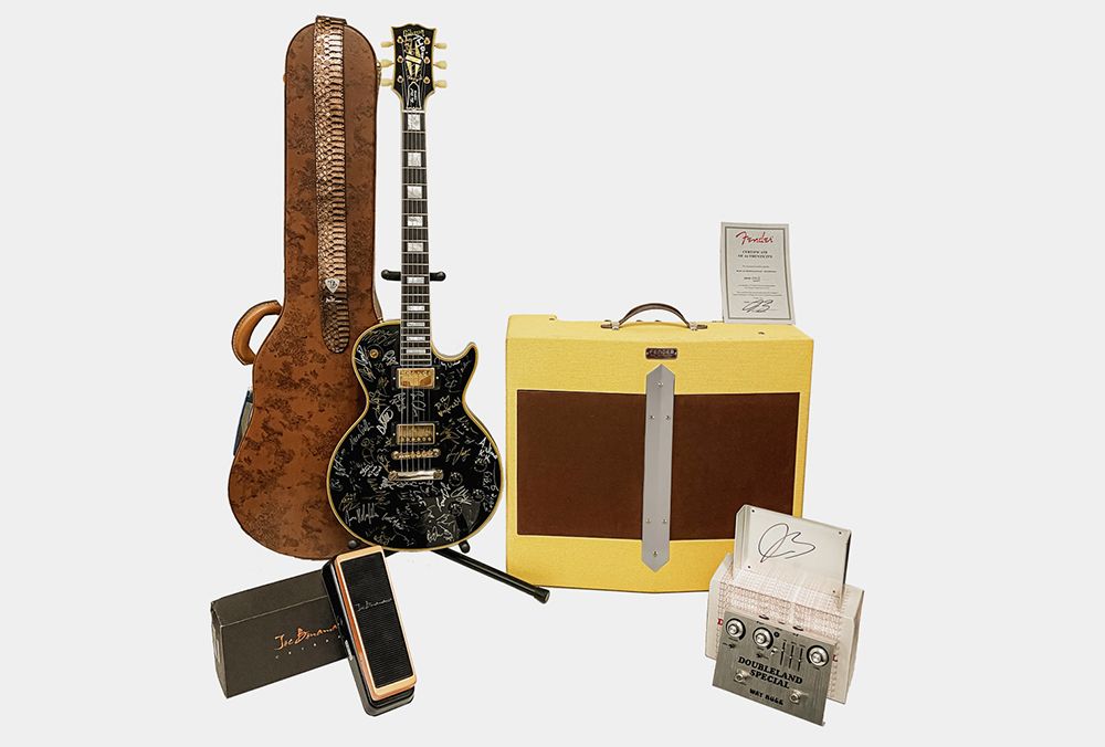 Collection of guitar gear being auctioned off for Kirk Fletcher fundraise