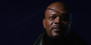Nick Fury discussing the Avengers Initiative