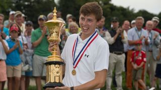 Matt Fitzpatrick winning the 2013 US Amateur