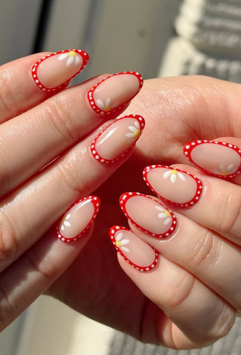 @nailartbyqueenie - Chic Red Nail Designs