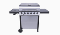 $100 off Char-Broil Performance Black and Stainless 6-Burner Liquid Propane Gas Grill with 1 Side Burner