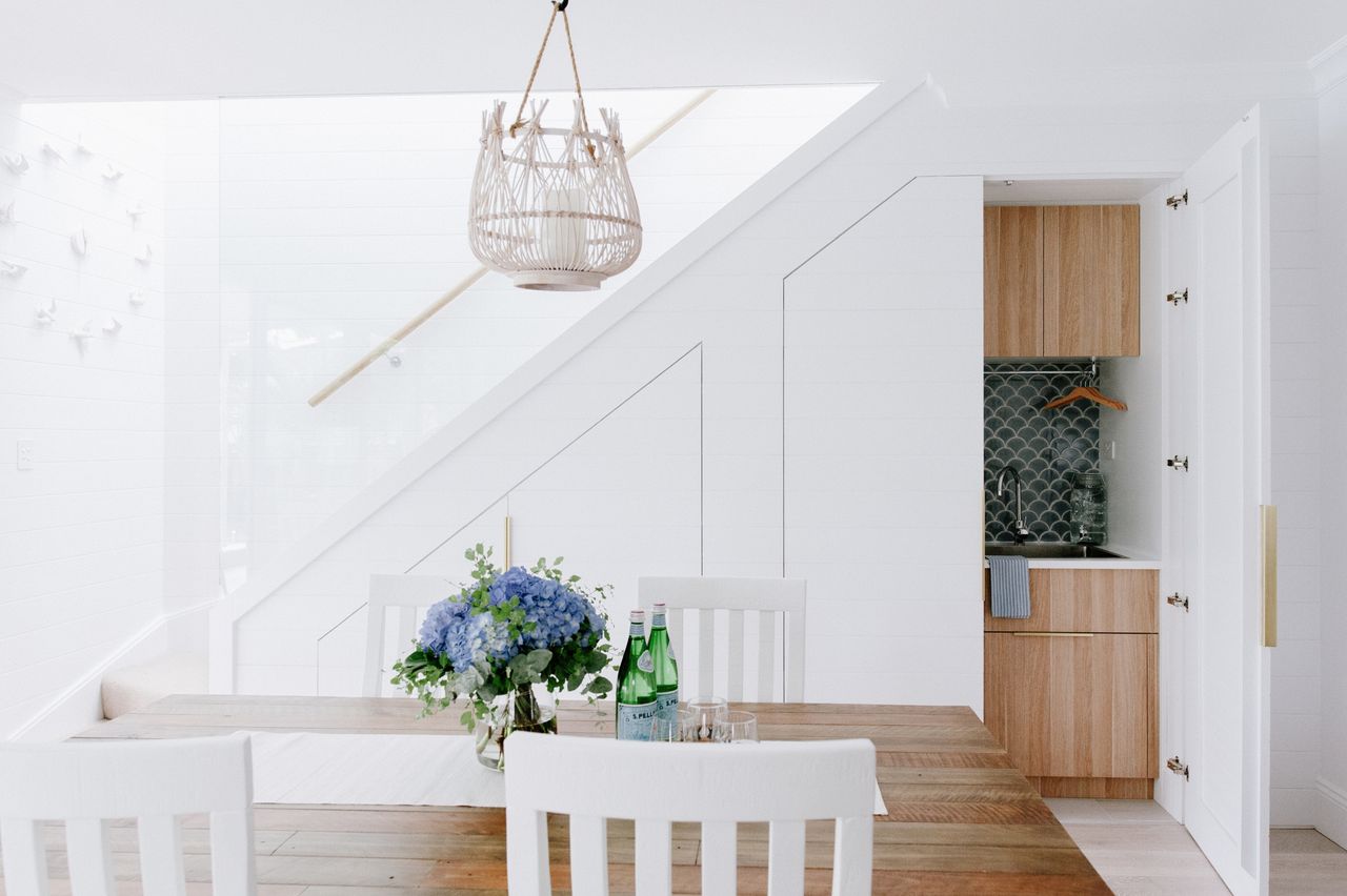 utility room design a utility closet under the stairs