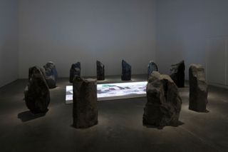 Tabita Rézaire, Mamelles Ancestrales, (2019), installation view at the 13th Shanghai Biennale 'Bodies of Water', Shanghai, 2021. Courtesy Power Station of Art