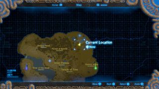 Hyrule Bass on the map
