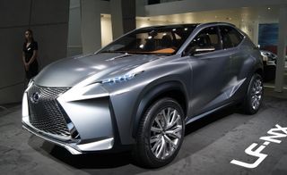 The LF-NX marks an evident leap in design direction by Lexus.