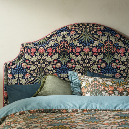 Habitat X William Morris Hyacinth Kingsize Headboard