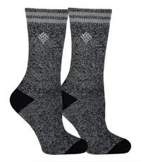 Columbia Fleece Lined Thermal Crew Socks (2-Pack, Women's)