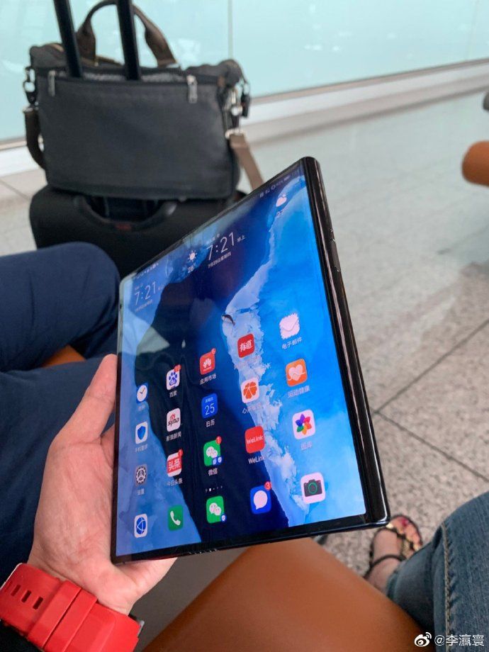 New huawei mate x folding phone Richard yu
