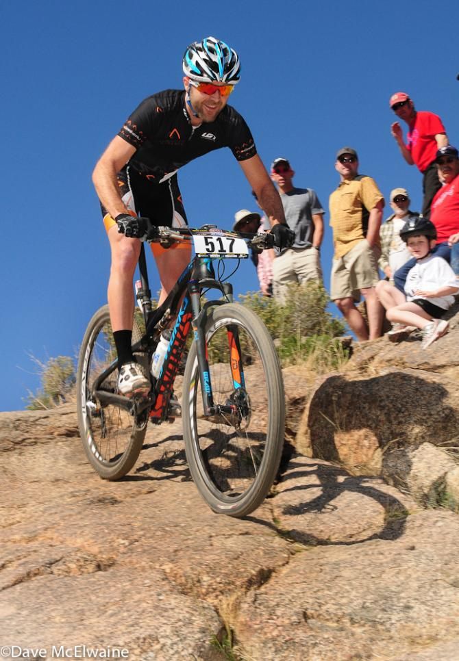 TJ Woodruff ripped off the fastest first lap in a time of 56:48 for 17 miles