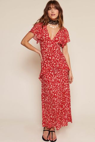 Evie - Amelie Floral Red