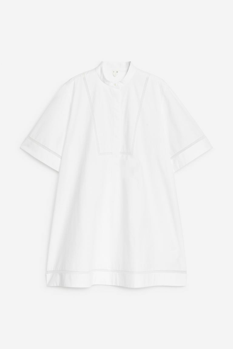 Short-Sleeve Cotton Tunic