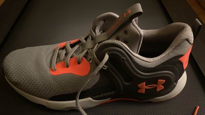 Under Armour Hovr Apex 3 cross-training shoes on the floor