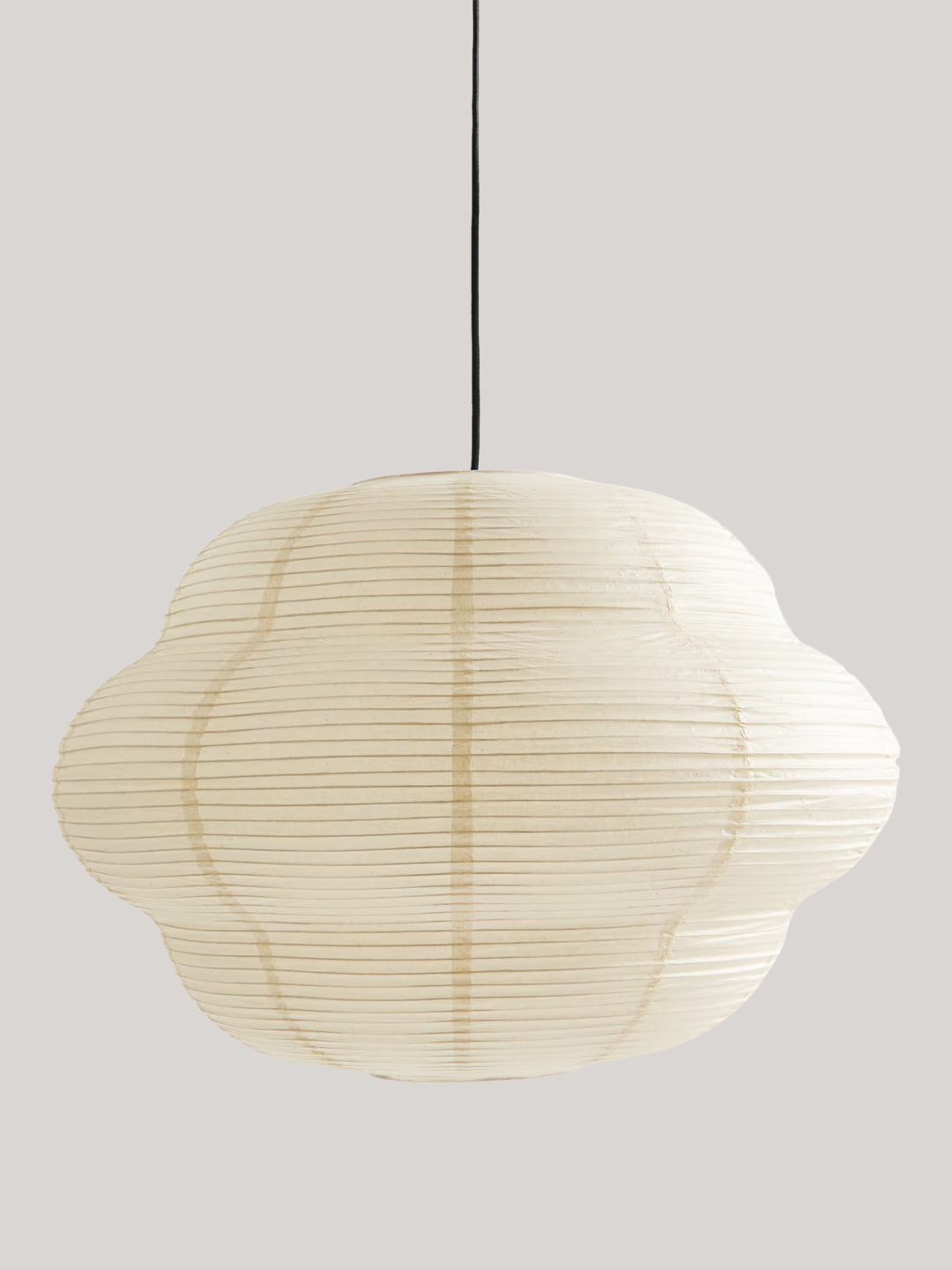 A light beige rice paper pendant lamp from H&amp;amp;M