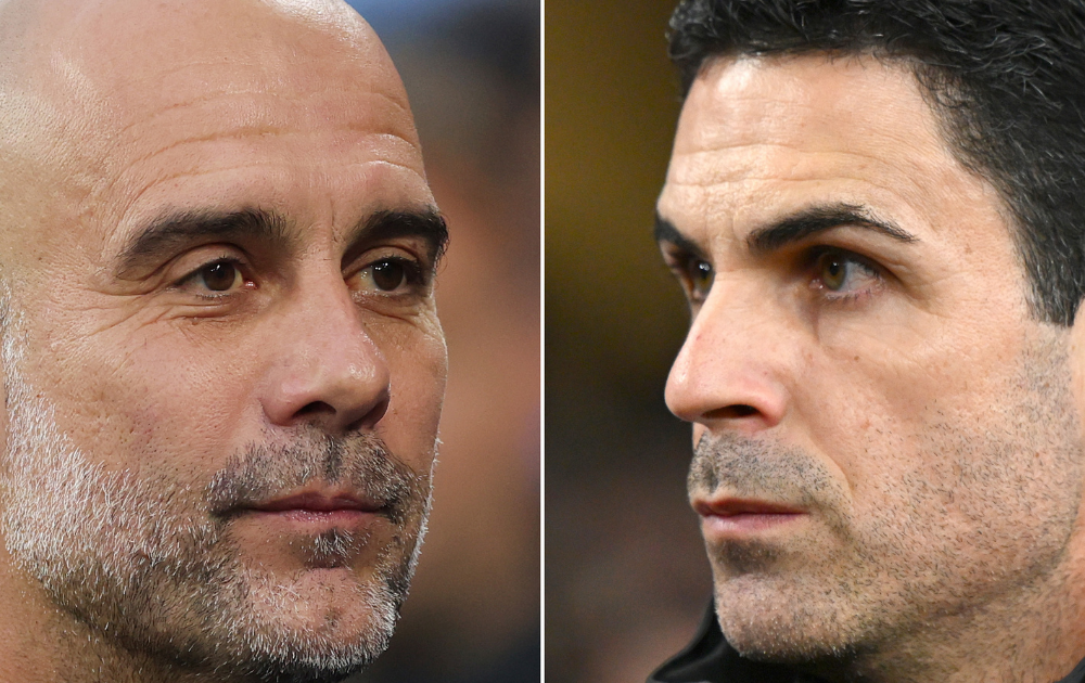 Pep Guardiola & Mikel Arteta face off