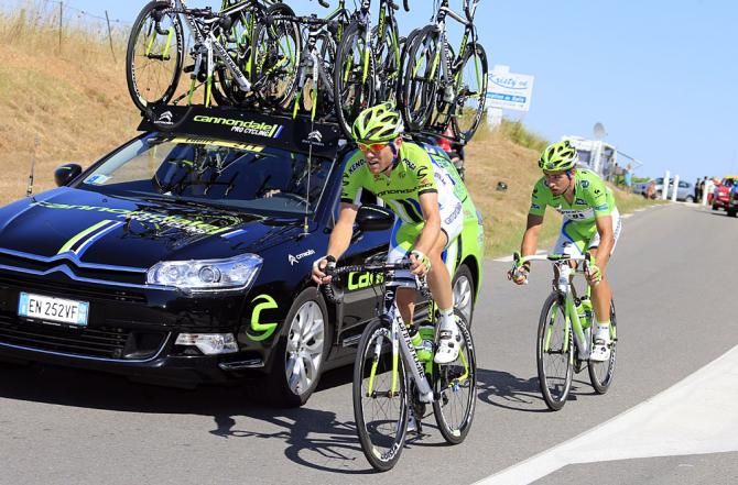 Brian Vandborg and Peter Sagan (Cannondale)
