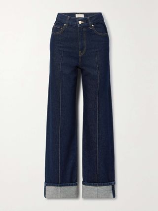 The Genevieve High-Rise Wide-Leg Jeans