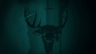 Alan Wake 2 The Final Draft intro cutscene with deer head in lake