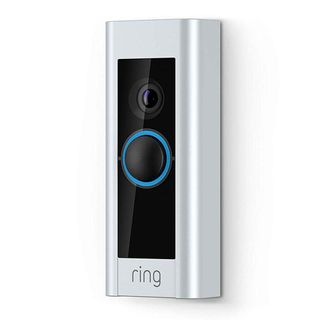 Ring video doorbell on a white background