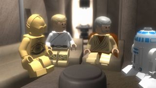 A screenshot of Lego Star Wars: The Complete Saga.