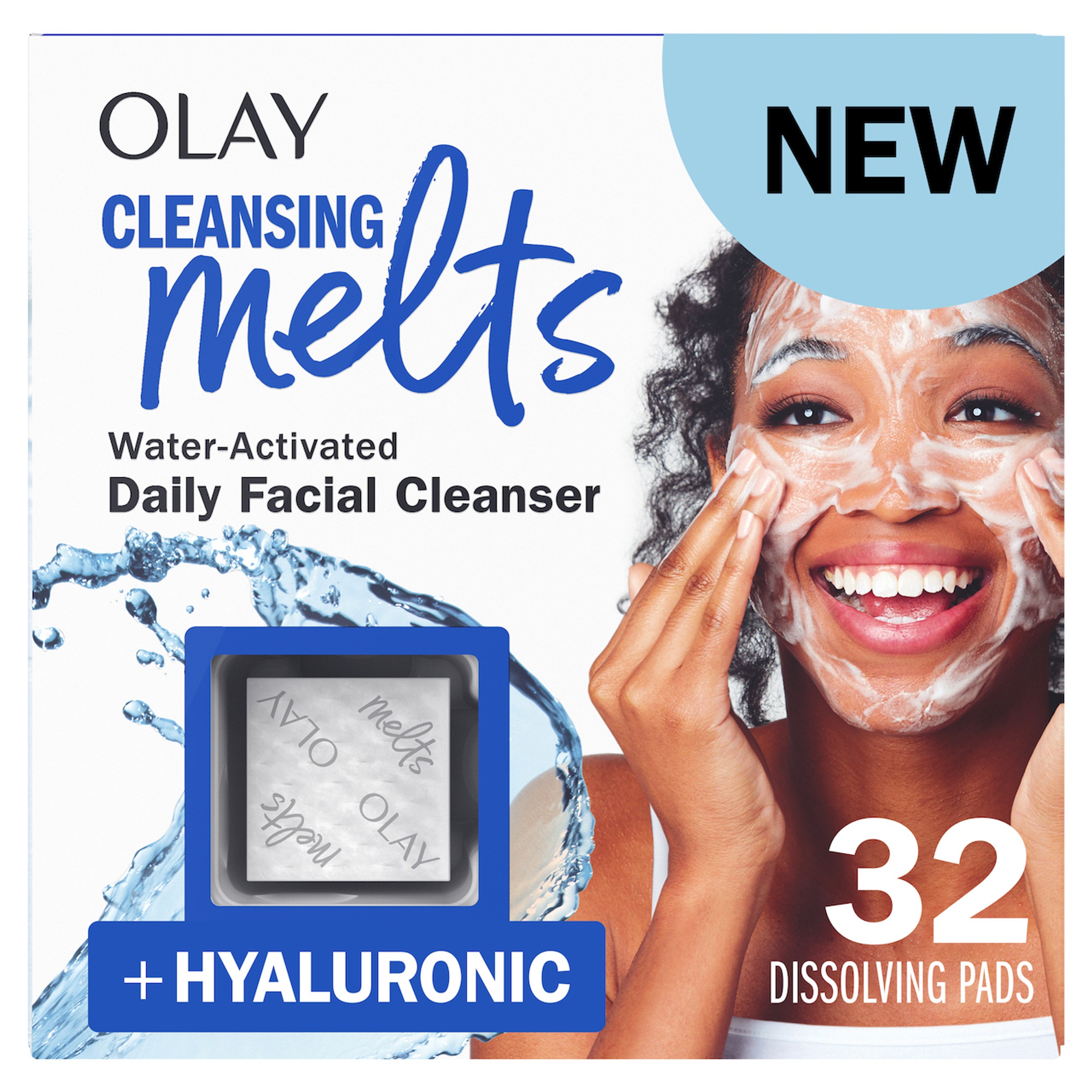 Olay, Cleansing Melts + Hyaluronic