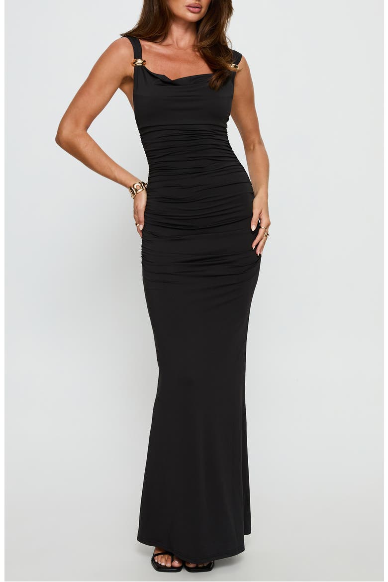 Yakira Back Cut Out Maxi Dress