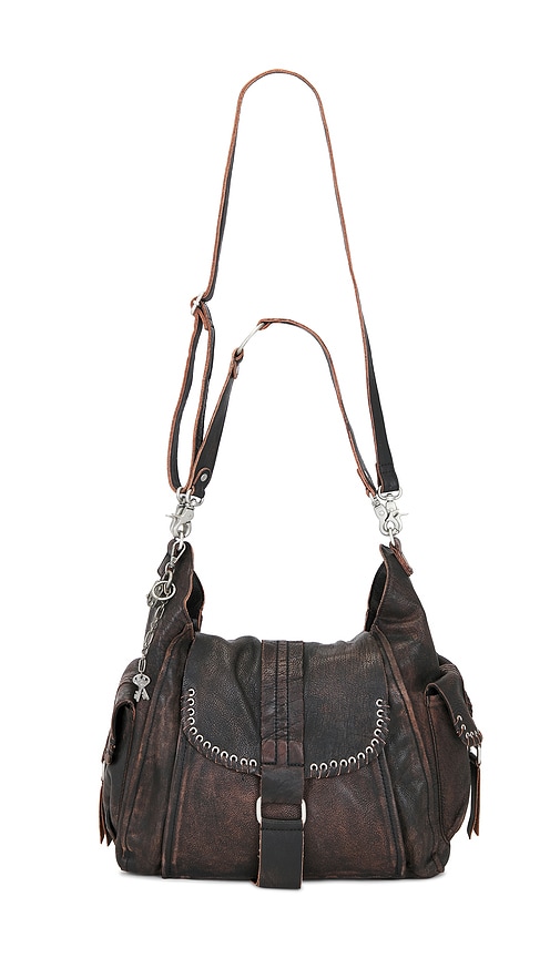 X We the Free Leigh Distressed Hobo Bag