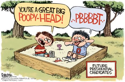 Political cartoon U.S. Future Presidential Candidates