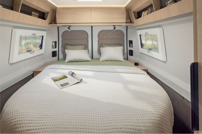 Onboard the Rapido V64 camper van