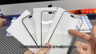 iPhone 15 front glass leak