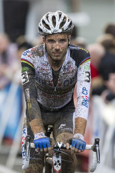 Niels Albert (BKCP-Powerplus) crosses the finish line in second place