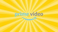 Prime Video logo on a yellow background