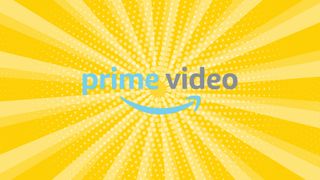 Prime Video logo on a yellow background