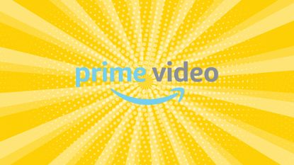 Prime Video logo on a yellow background