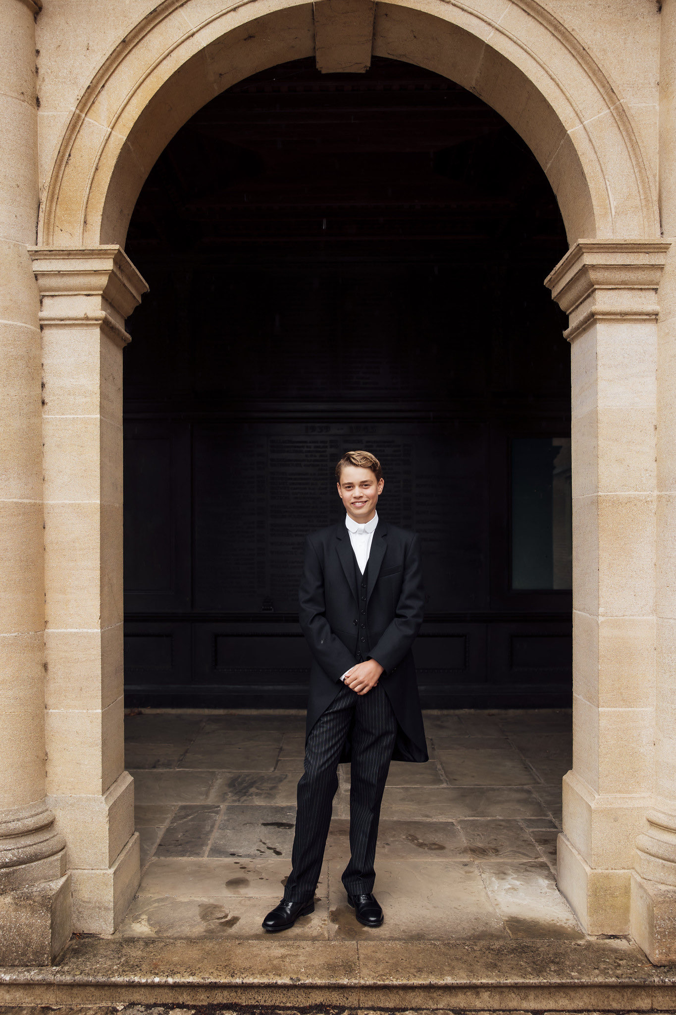 Prince George in his Eton College uniform