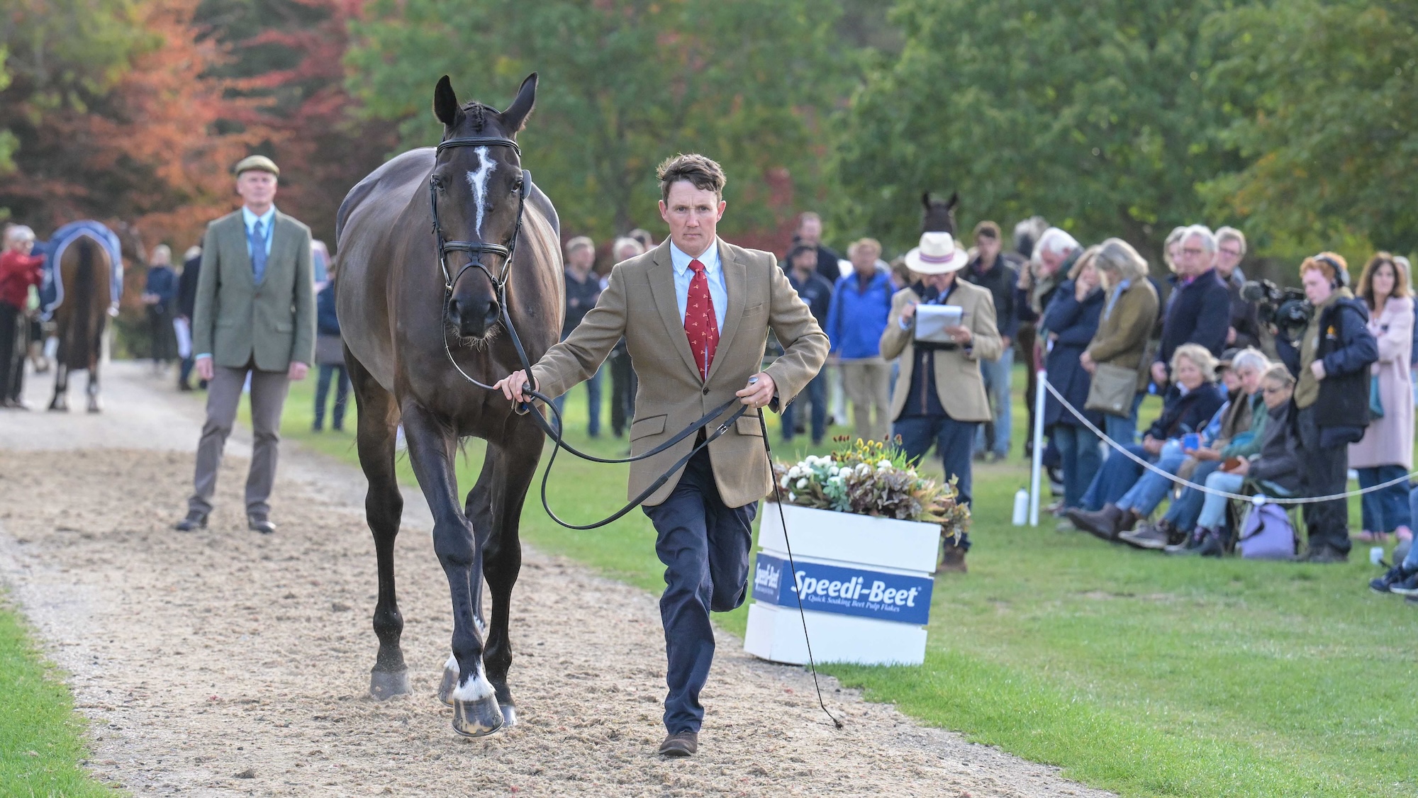 Tom McEwen (GBR) riding The Fieldmaster during the 2nd Horse Inspection of the Agria Blenheim Palace International Horse Trials 16-20th September 2026