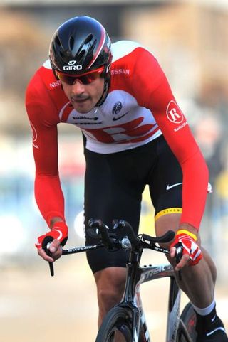 Sam Bewley (RadioShack) was in the hot seat for much of the prologue and ultimately finished third.