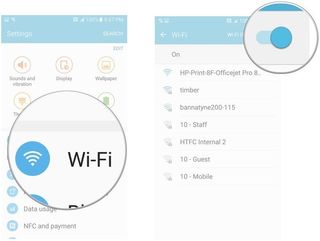 Tap Wi-Fi, then toggle it on or off