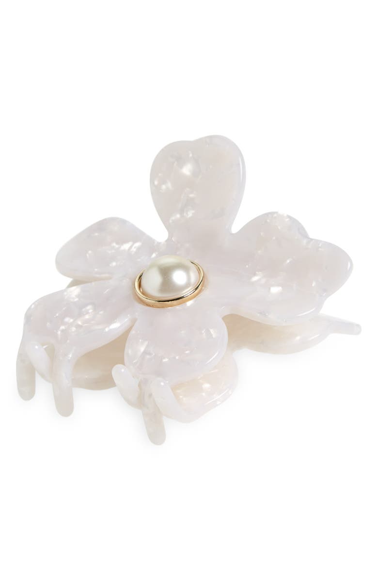 Lily Imitation Pearl Claw Clip