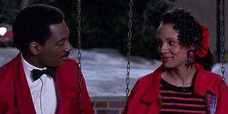 Eddie Murphy and Shari Headley in Coming to America