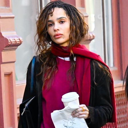 Zo&euml; Kravitz wore Adidas Samba sneakers on the set of Die Alive in New York City