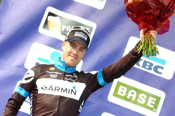 Tyler Farrar (Garmin-Cervelo) was third