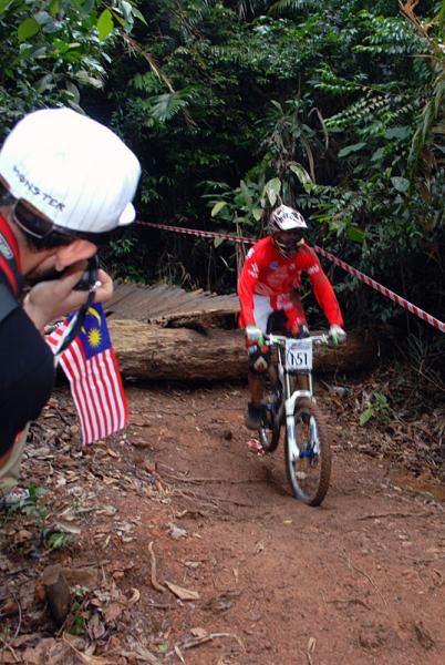 Leung Chun Yin (Hong Kong, China) finished 10th in the junior men's downhill.