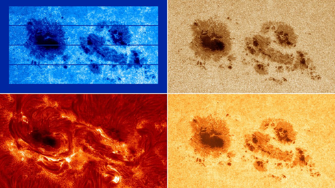 Rare images reveal active sunspots minutes before they unleashed powerful X-flares that caused November 2025's stunning auroras