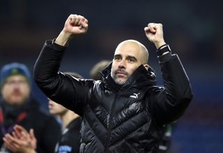 Manchester City manager Pep Guardiola after his side's win at Burnley on Tuesday