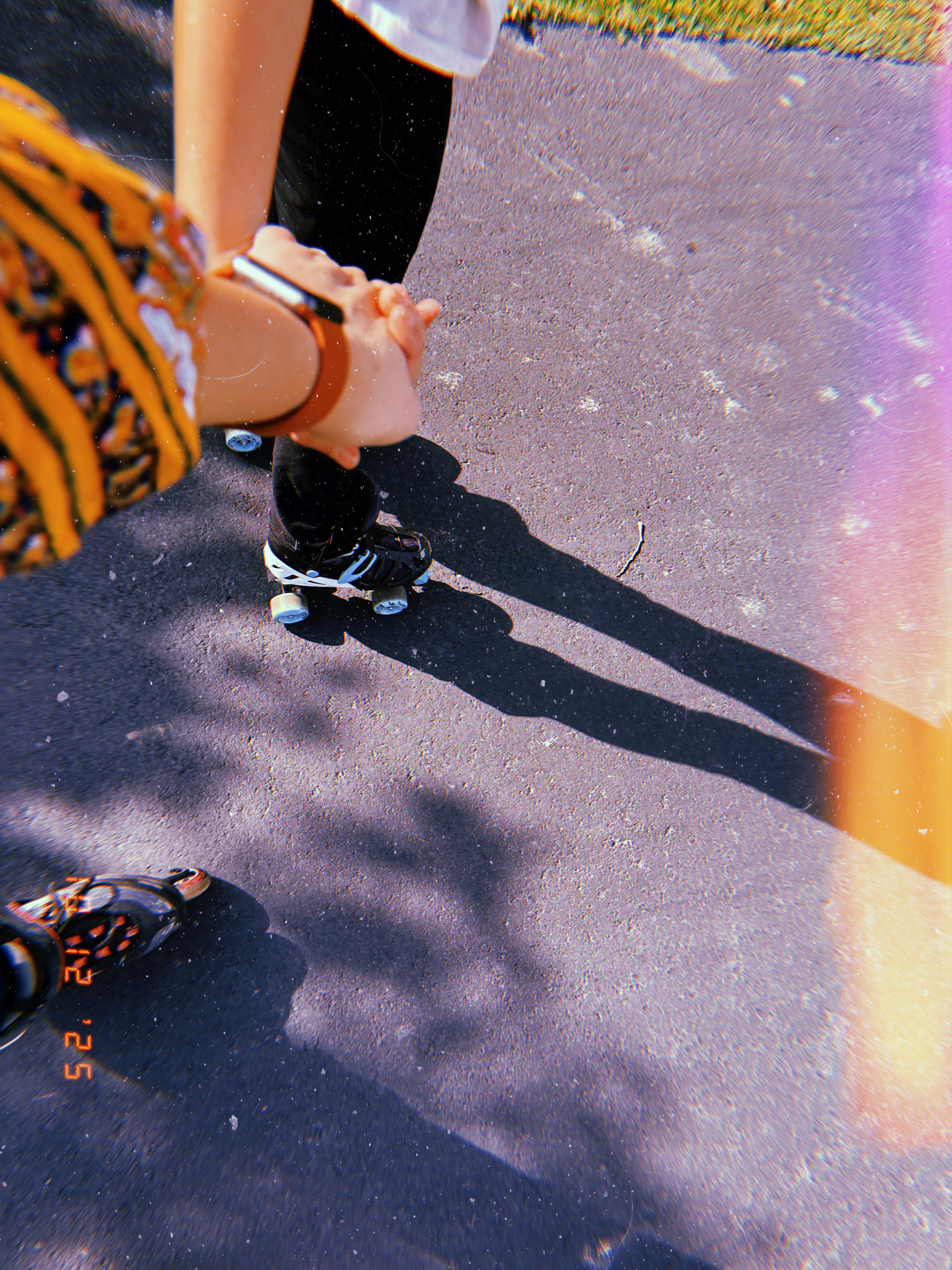 Sample images taken with the Huji Cam app