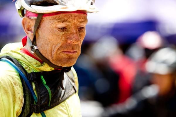 Joe Stransky during stage 5 of the 2012 Absa Cape Epic Mountain Bike stage race from the Overberg Primary &amp; High School in Caledon to Oak Valley Wine Estate in the Elgin Valley, South Africa on the 30 March 2012