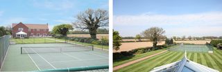 homes with tennis courts for sale