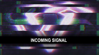 Crowbar Collective tease - "Incoming Signal" overtop a garbled video screen