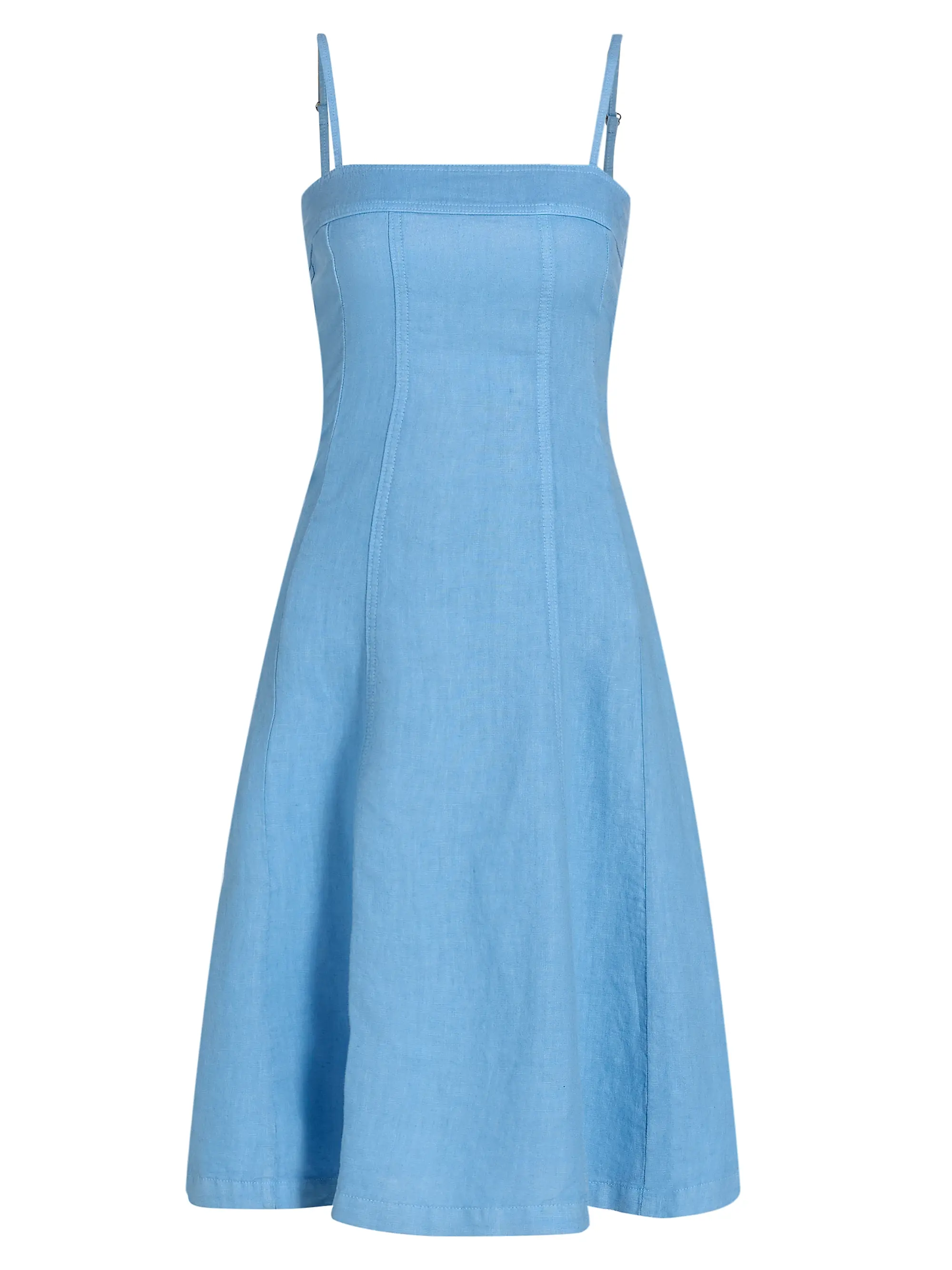 Mitzy Linen Midi-Dress