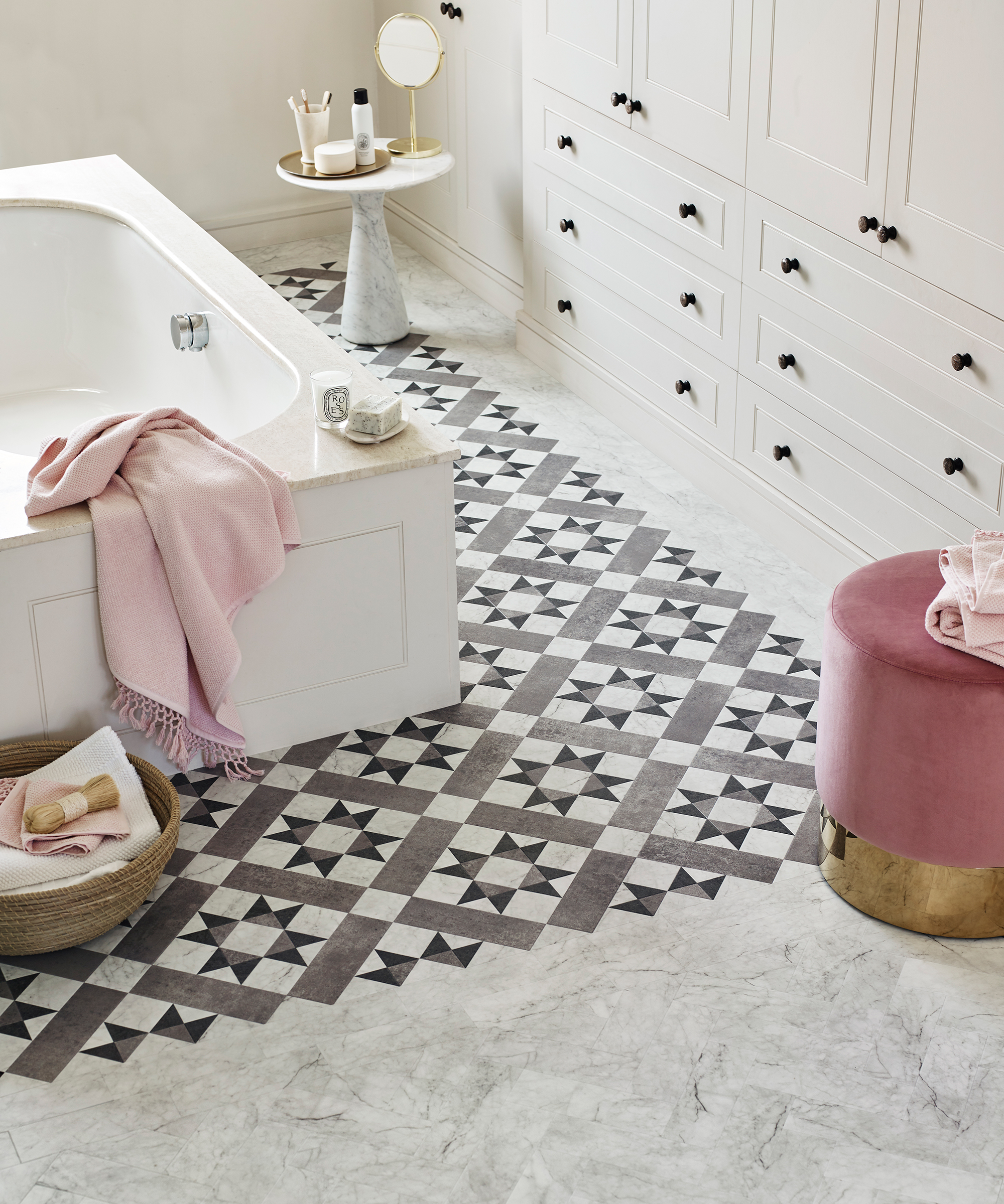 Gray Bathroom Tile Ideas 10 Ways To, Bathroom Ceramic Floor Tile Ideas
